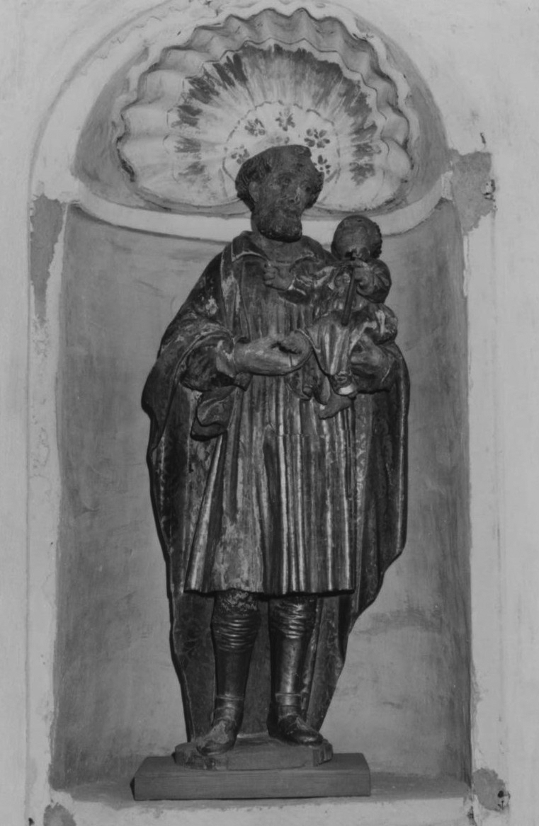 San giuseppe con gesù bambino (statua)