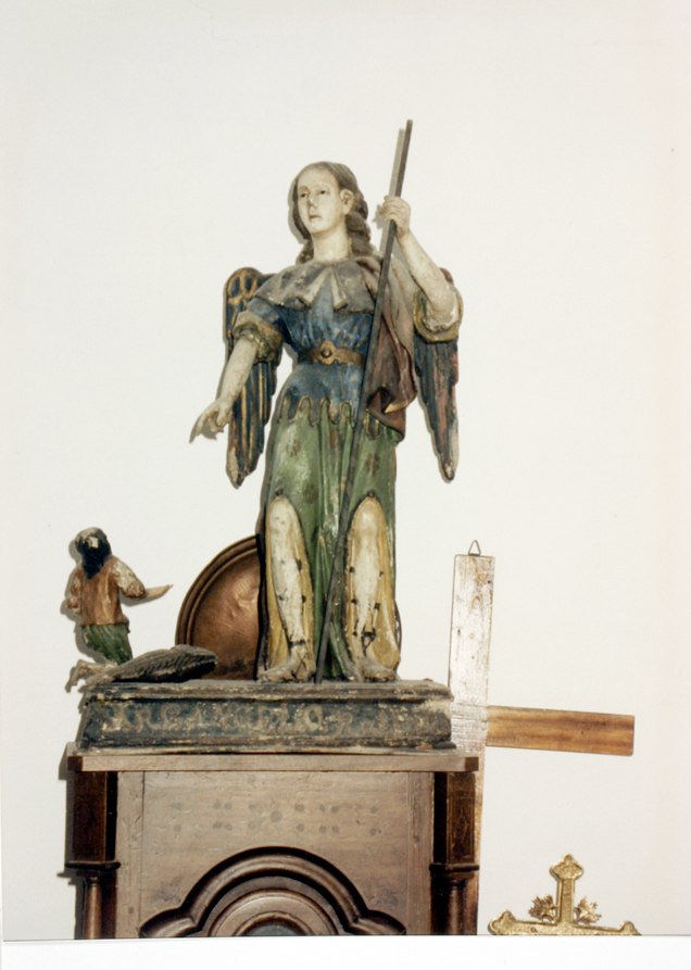 Tobia e san raffaele arcangelo (statua)