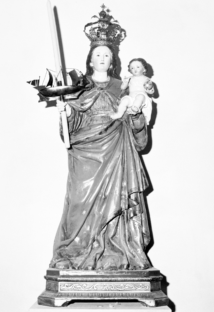 Madonna di bonaria, madonna con bambino (scultura)