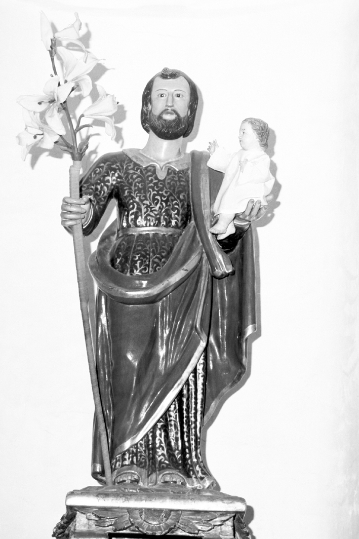 San giuseppe e gesù bambino (statua)