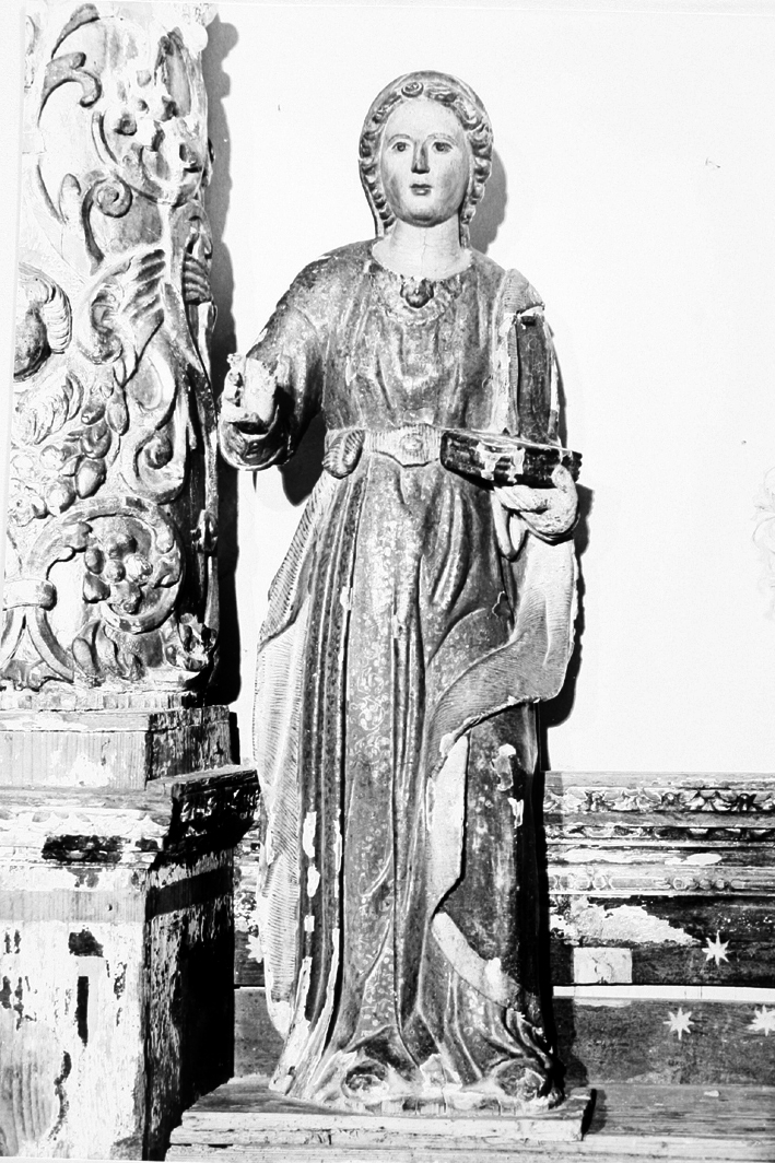 Madonna annunciata (scultura) - bottega sarda (XVI)