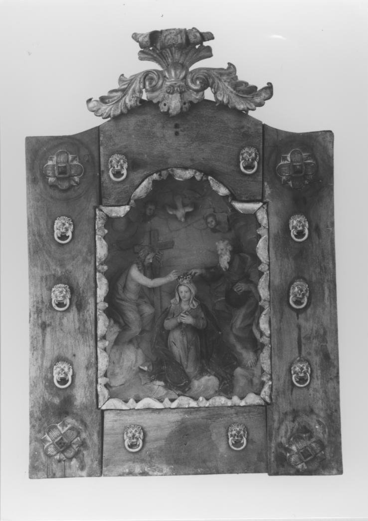 Incoronazione di maria vergine (rilievo)