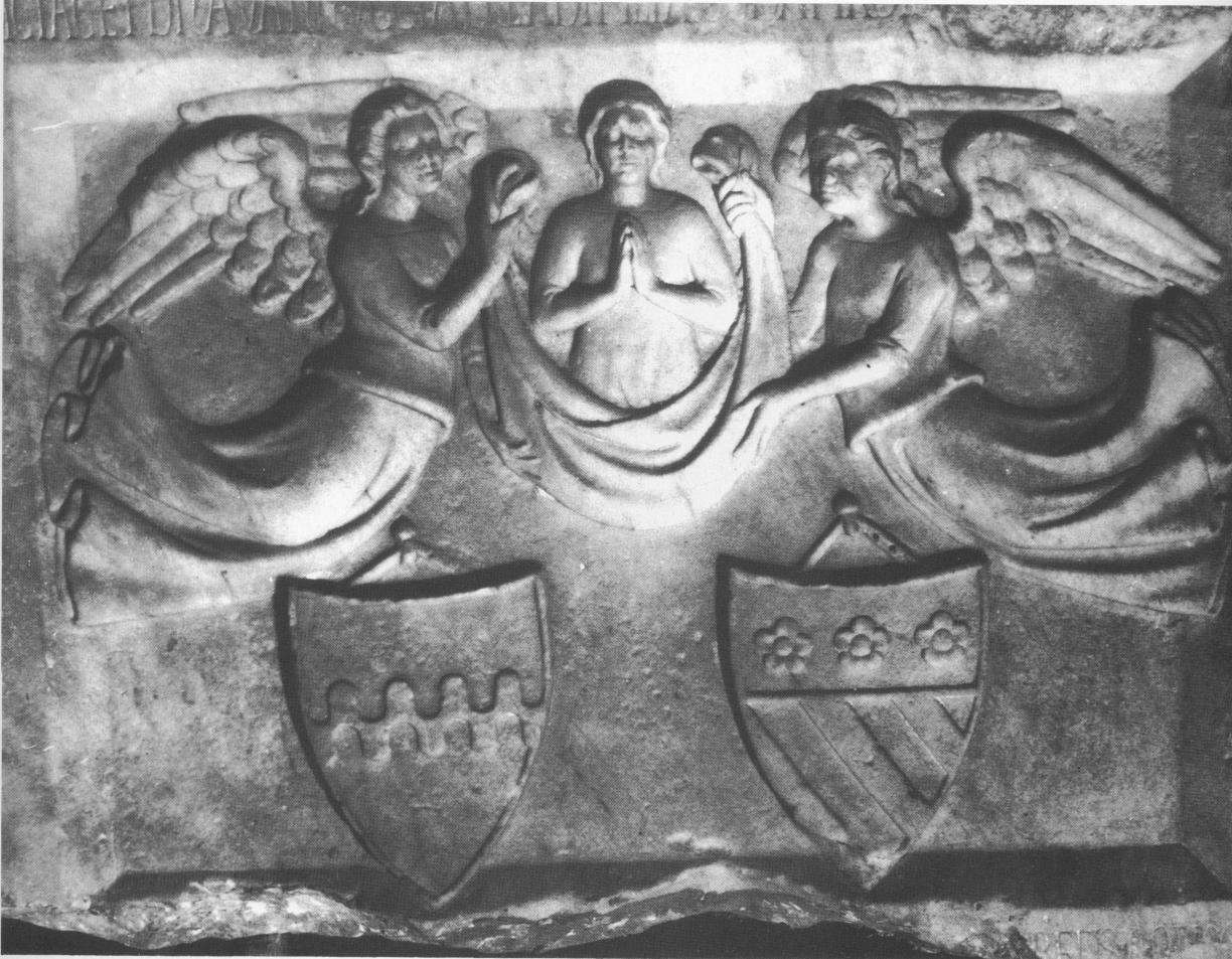 Lapide funeraria di vannuccia orlandi, lapide tombale