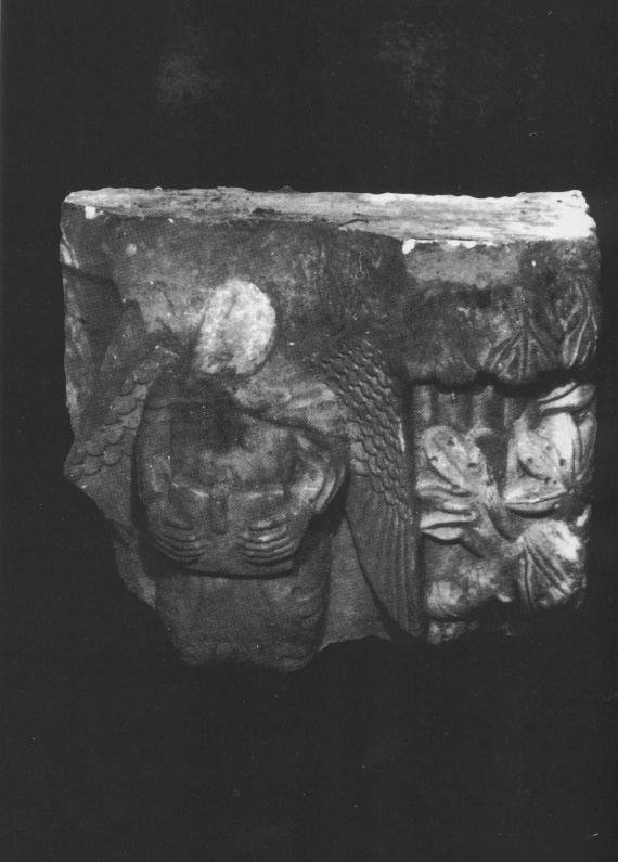 Angelo (decorazione plastica, frammento)