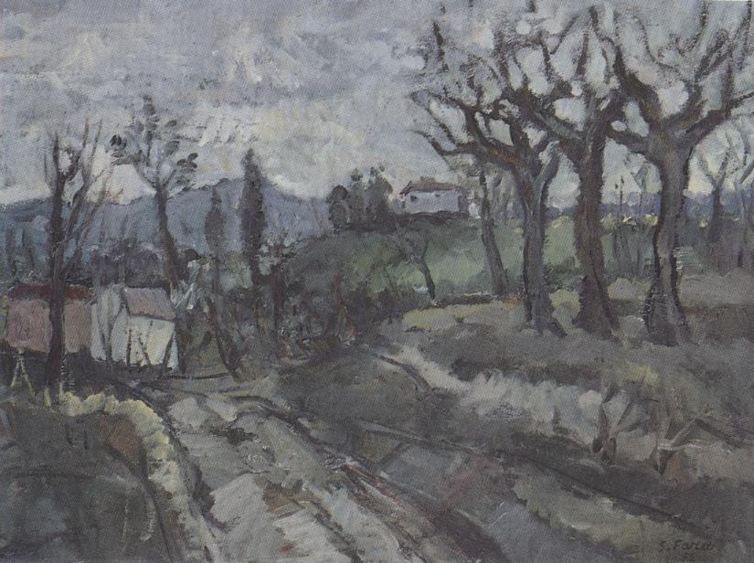 Paesaggio, paesaggio invernale (dipinto)