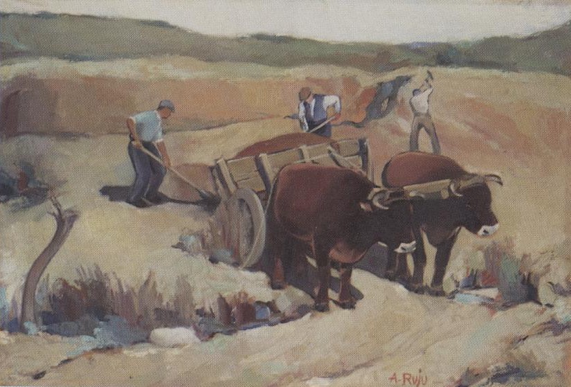 Gli sterratori, scena di vita campestre (dipinto)