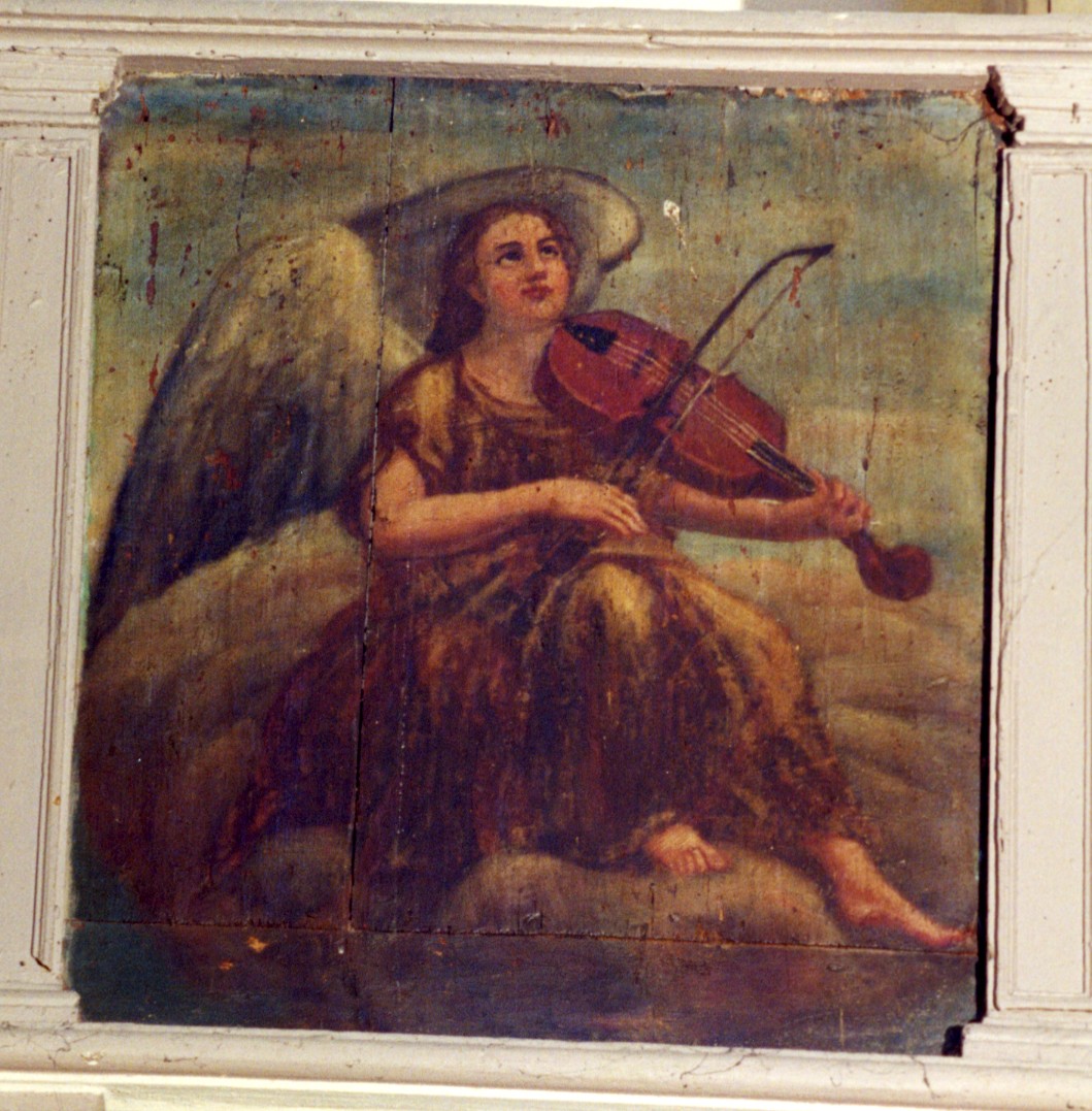 Angelo musicante con viola (pannello, ciclo)