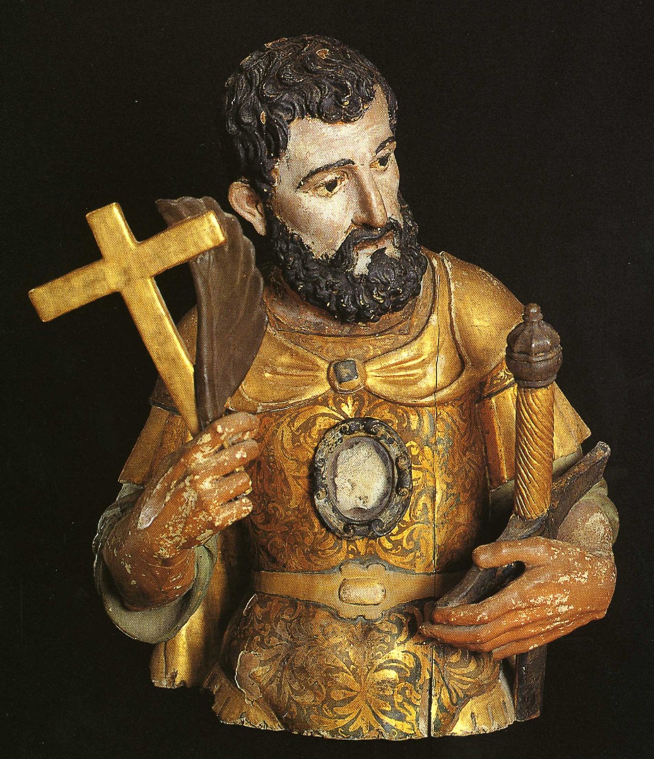 San zenone soldato (reliquiario - a busto)