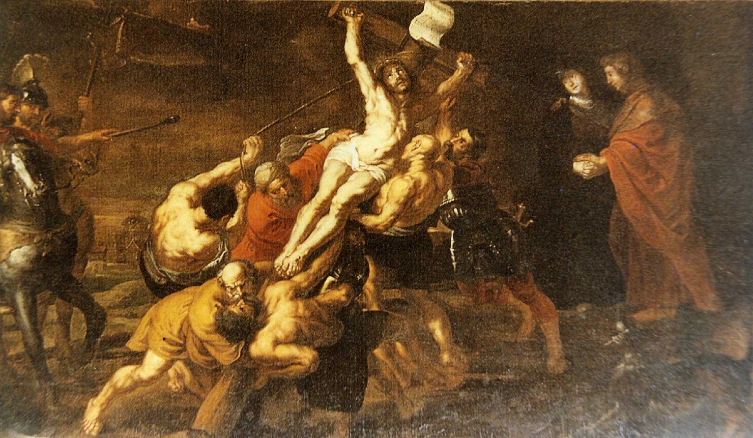 Cristo issato sulla croce (dipinto)