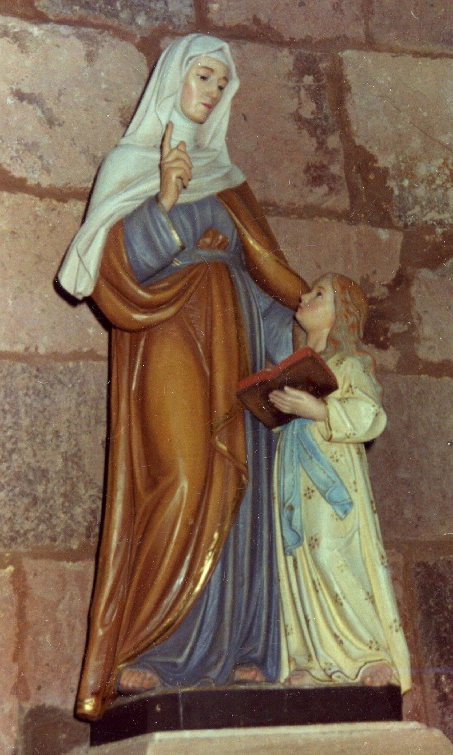 Maria vergine bambina e sant'anna (scultura)