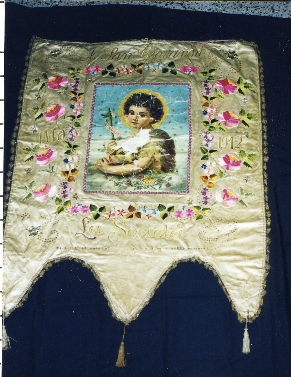 San giovannino con l'agnello (stendardo processionale)