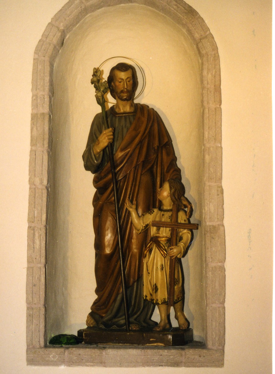 San giuseppe e gesù bambino (scultura)
