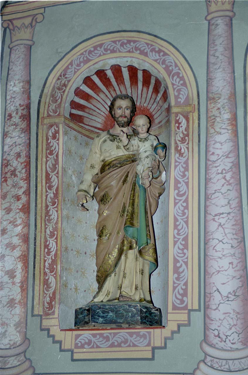 San giuseppe e gesù bambino (statua)
