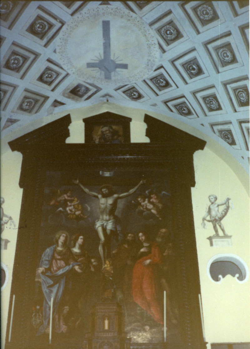 Crocifissione di cristo con la madonna e santi (dipinto)