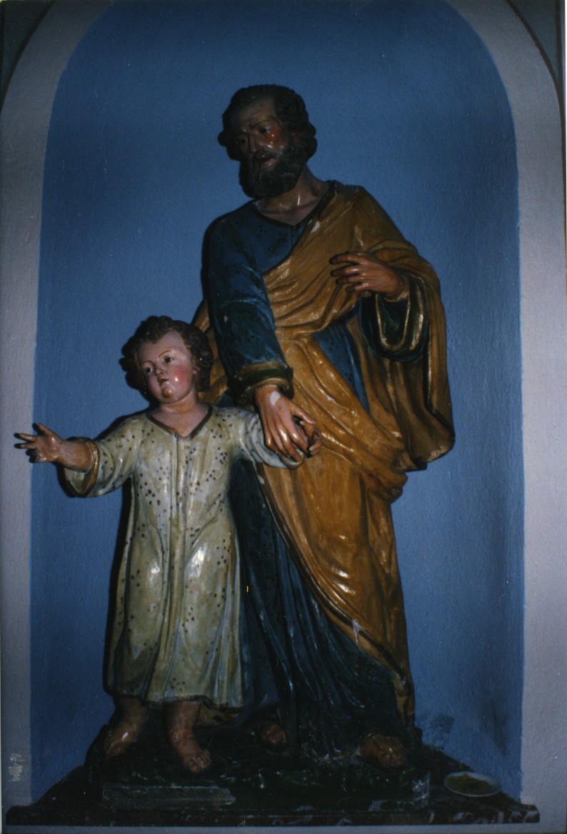 San giuseppe e gesù bambino (gruppo scultoreo)