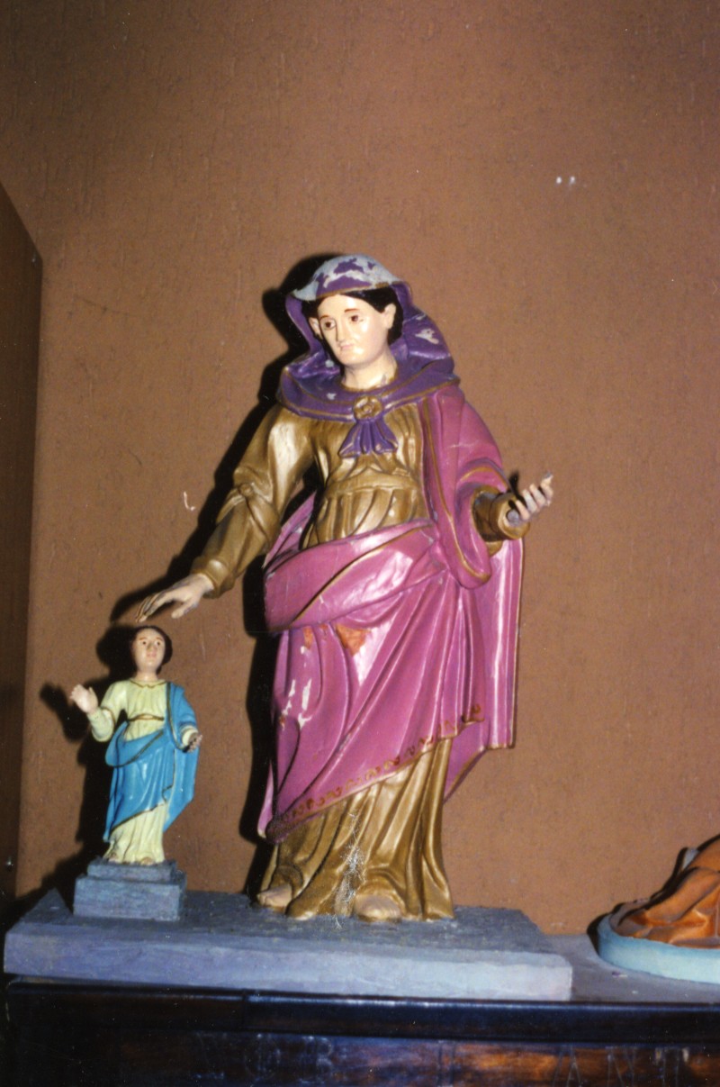 Maria vergine bambina e sant'anna (gruppo scultoreo)