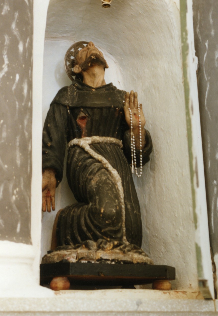 San francesco d'assisi riceve le stimmate (statua)
