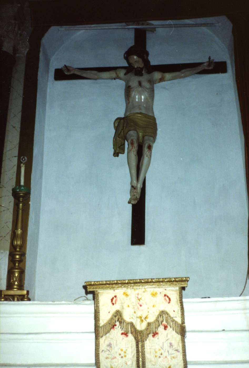 Cristo crocifisso (scultura) - bottega sarda (sec. XVIII)