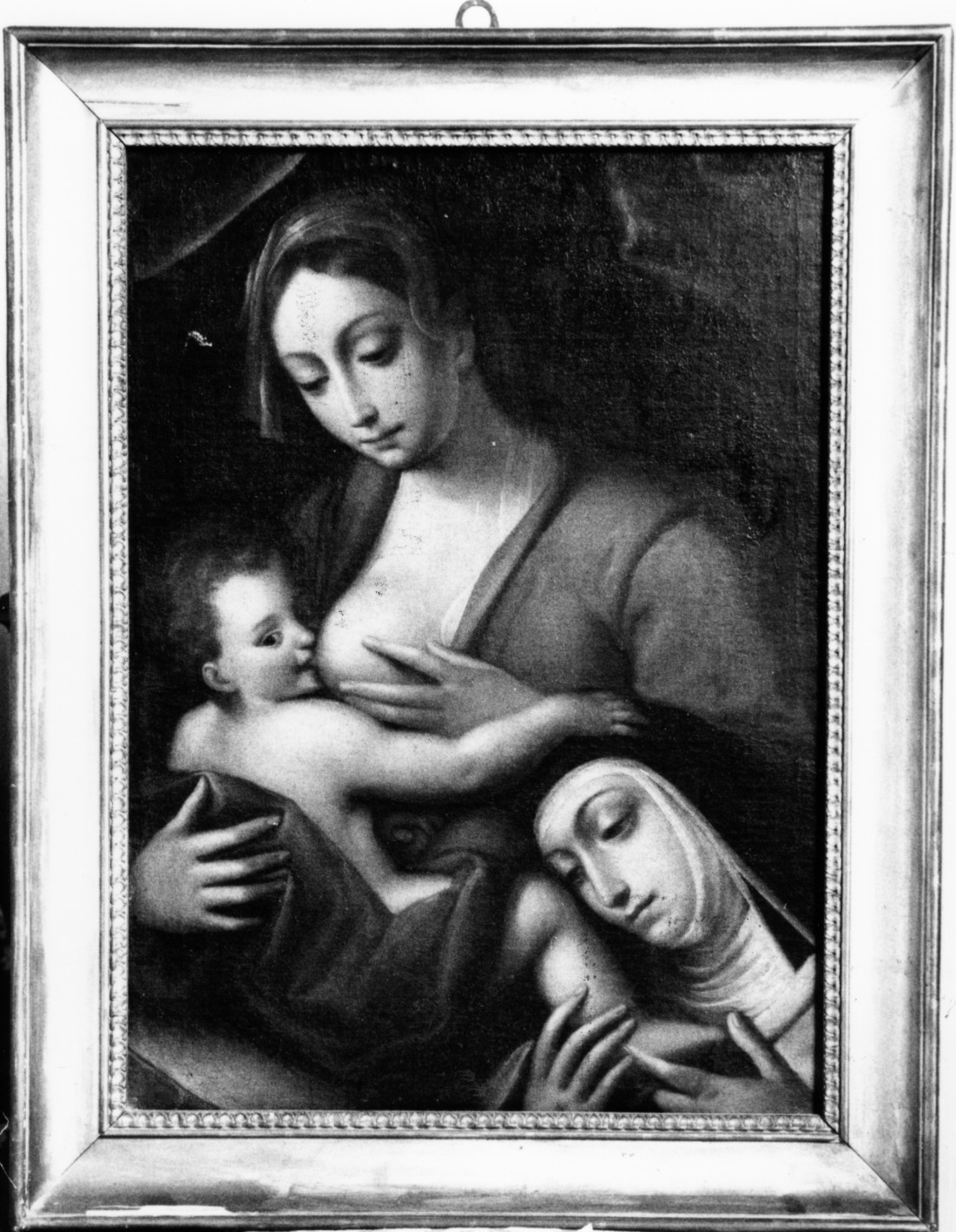 Madonna del Latte e Santa Caterina d'Alessandria (dipinto) - ambito senese (inizio sec. XVII)