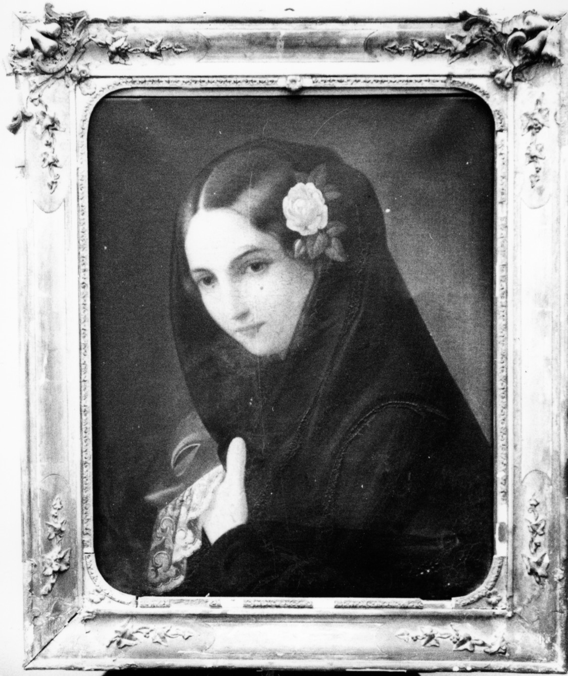 ritratto di donna (dipinto) - ambito italiano (metà sec. XIX)