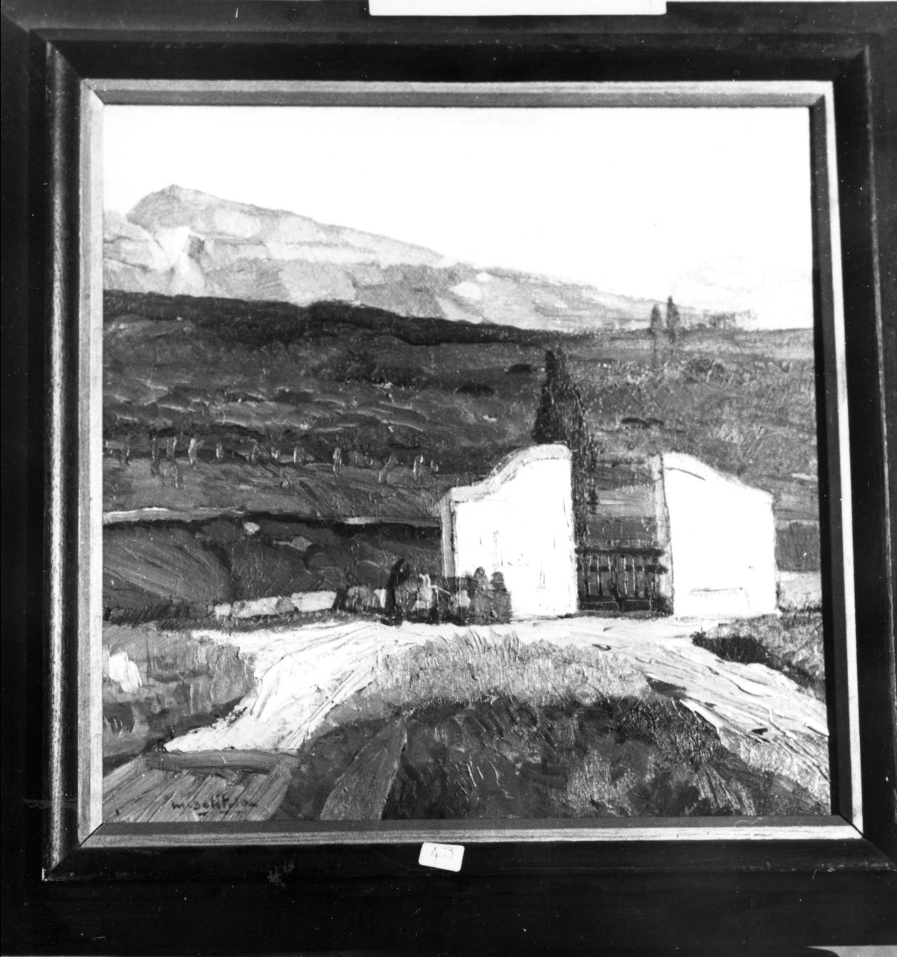 Paesaggio con cancello, paesaggio (dipinto)