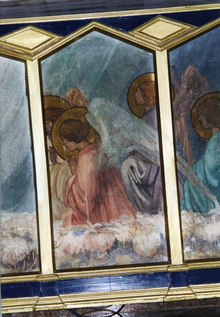 Angeli adoranti cristo (paliotto - a pannello piano, elemento d'insieme)