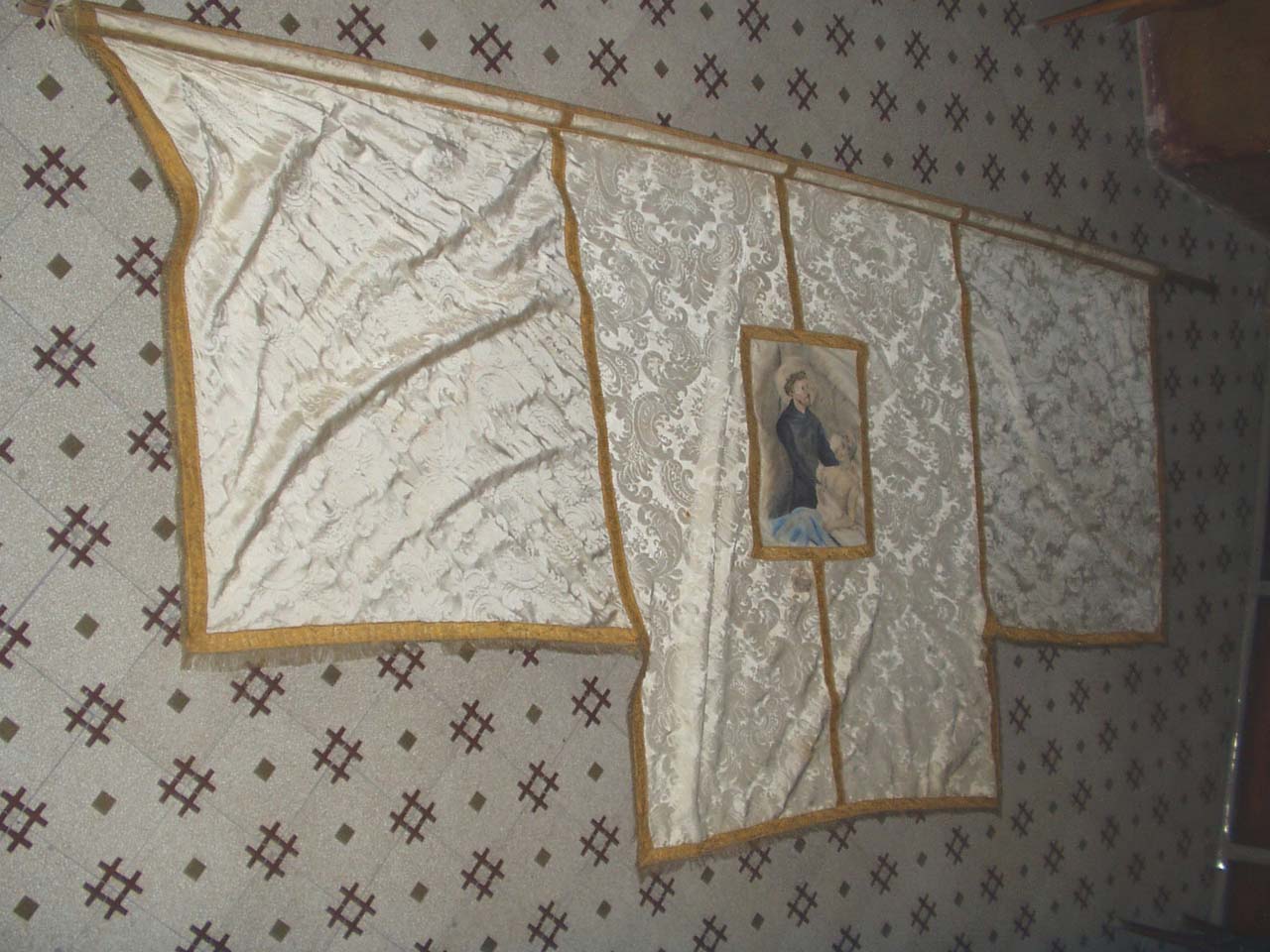 San giovanni di dio cura gli appestati (stendardo)