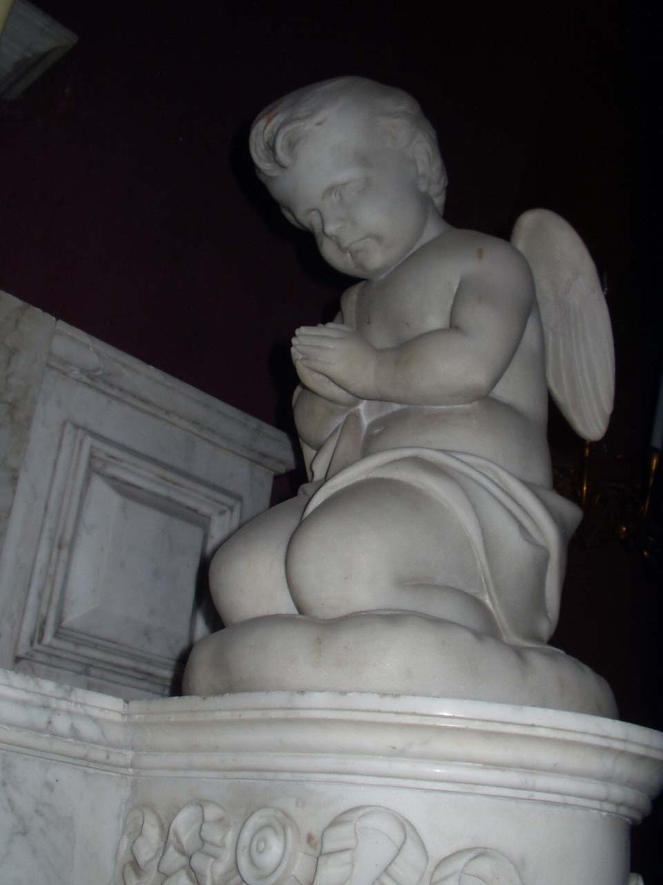 cherubino (statua, serie) - ambito genovese (sec. XIX)