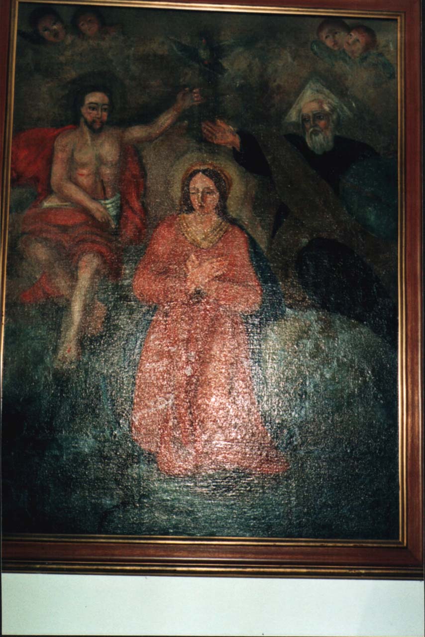 Trinità con la Madonna (dipinto) di Cano Antonio (attribuito) (primo quarto sec. XIX)