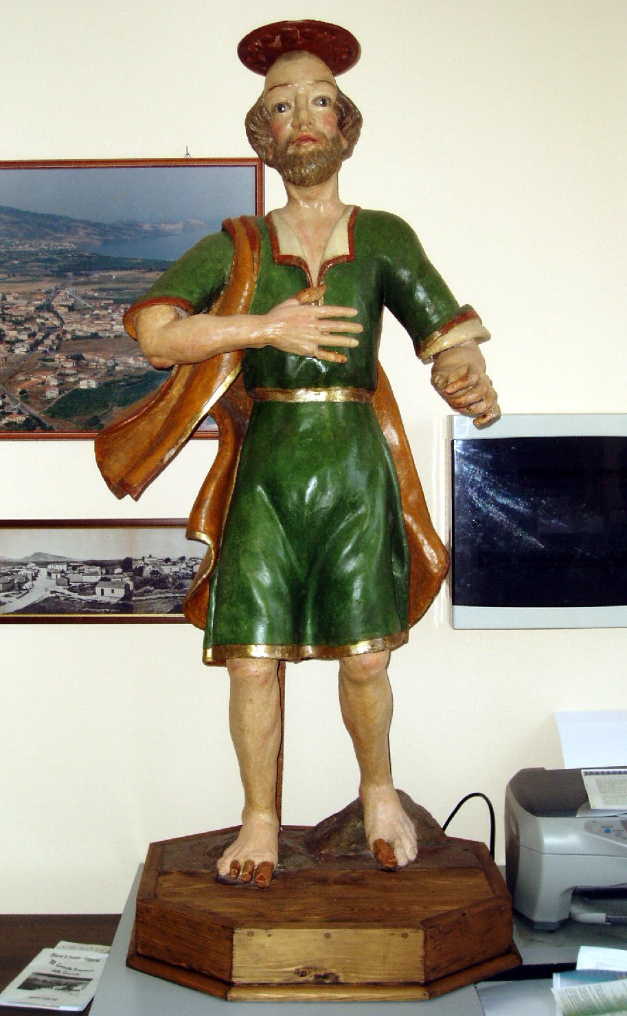 San Pietro Apostolo (statua) - ambito sardo iberico (seconda metà sec. XVII)