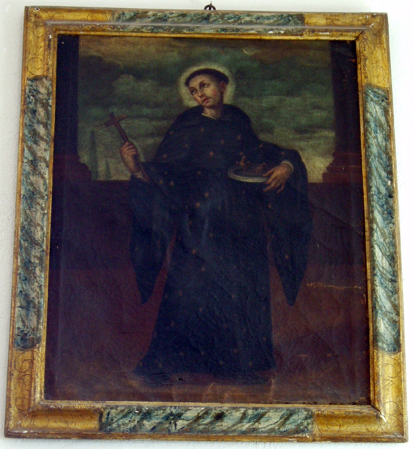 San nicola da tolentino riporta in vita gli uccelli arrostiti (dipinto)