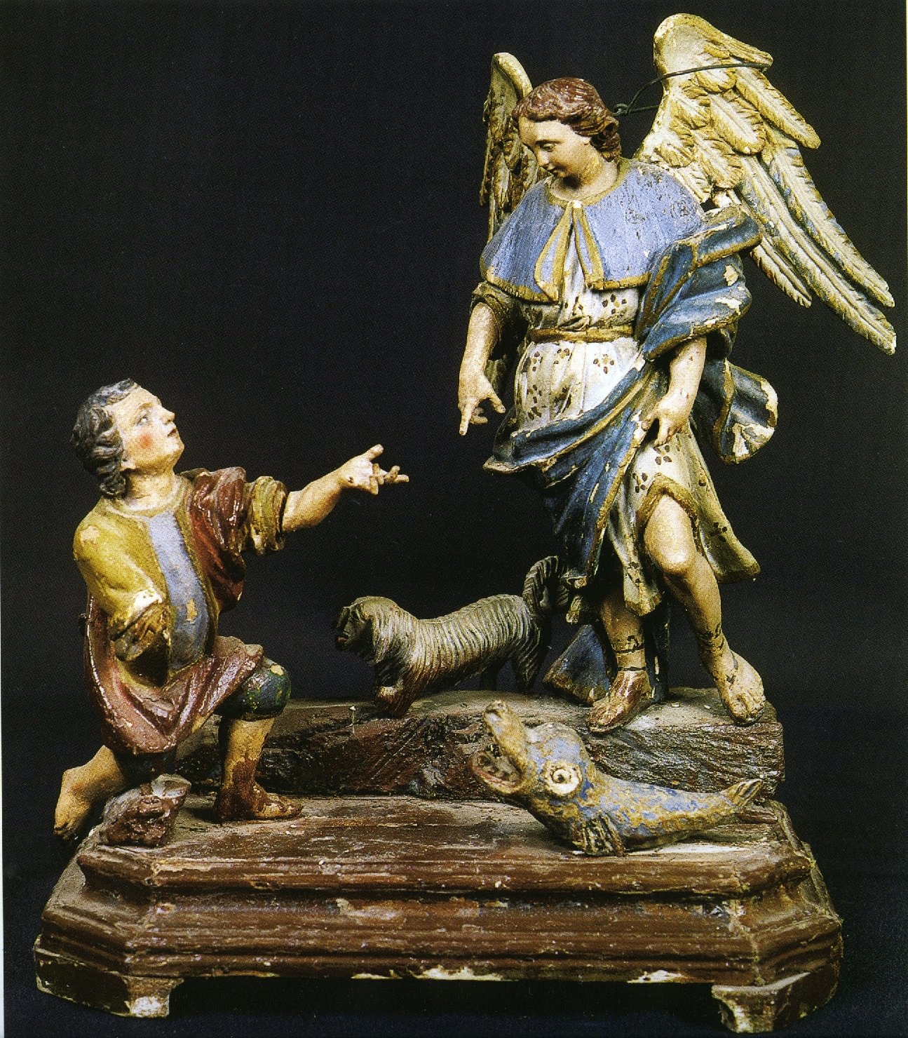 Tobia e san raffaele arcangelo (gruppo scultoreo)