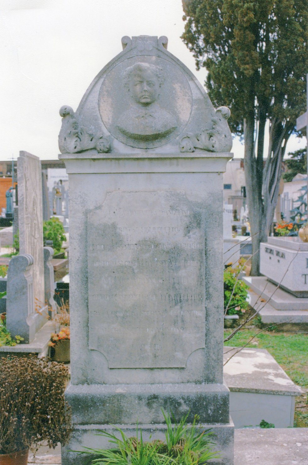 Ritratto di angelino demartis, ritratto di bambino (monumento funebre)