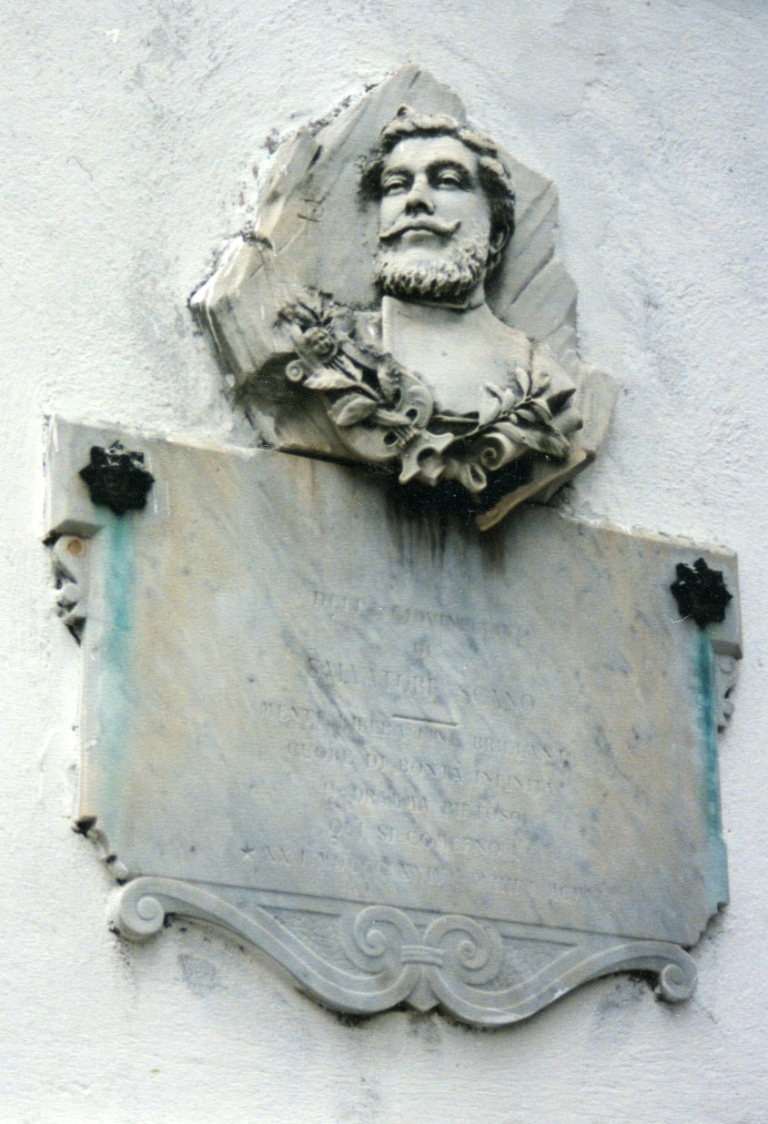 Ritratto di salvatore scano, ritratto d'uomo (monumento funebre)