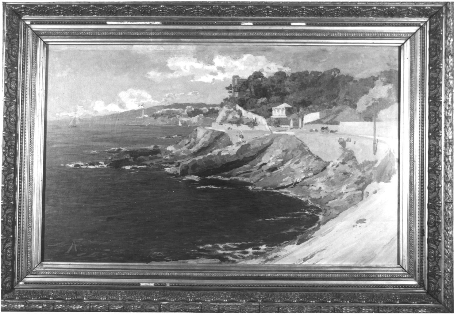 Lo scoglio di quarto, paesaggio marino (dipinto)