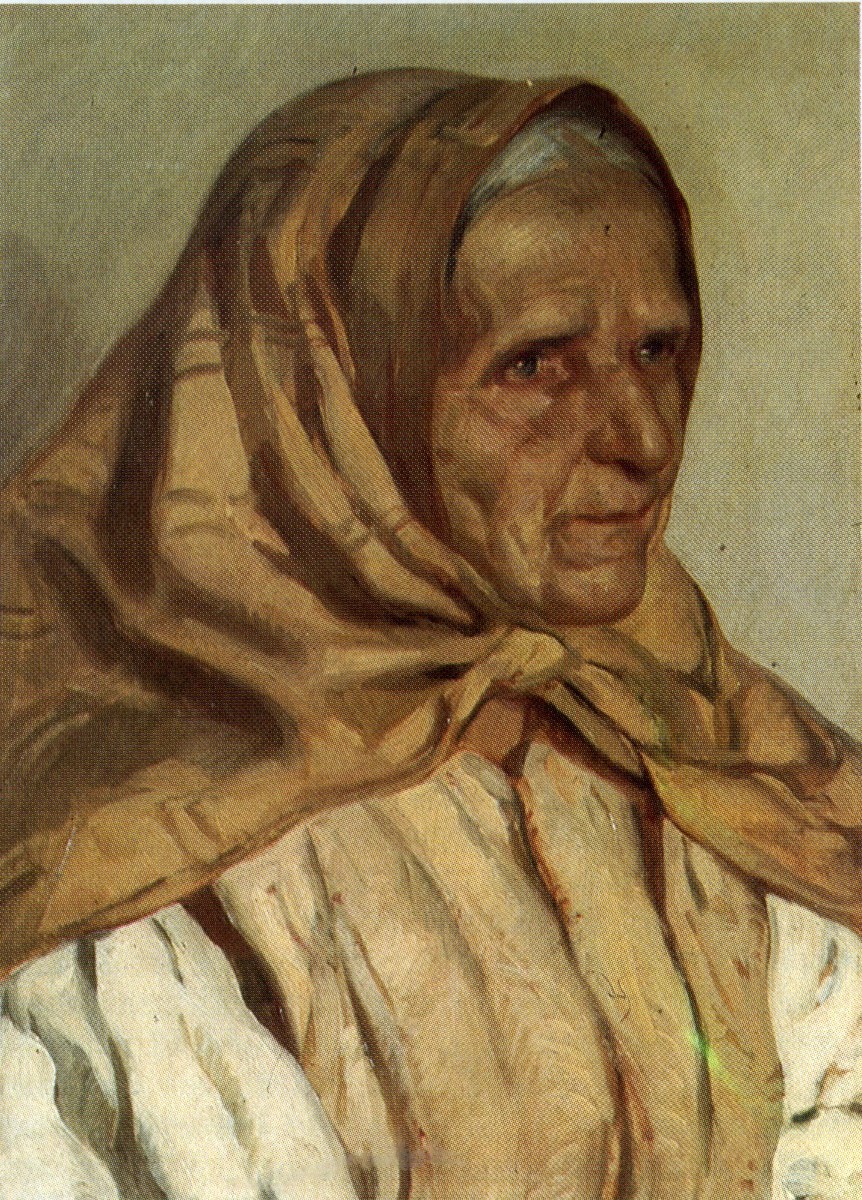 ritratto di donna (dipinto) di Figari Filippo (prima metà sec. XX)