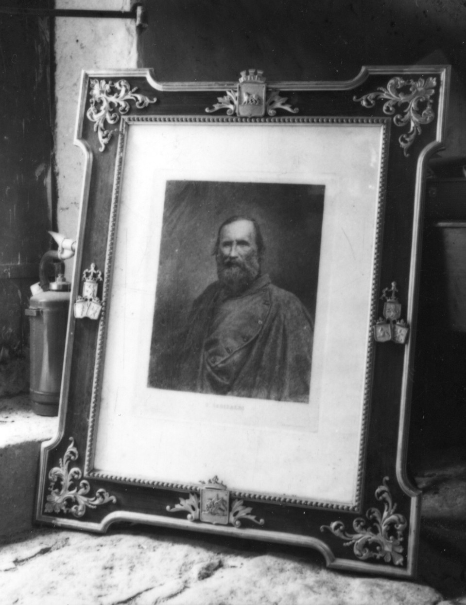 Giuseppe Garibaldi, figura maschile (stampa) di Turletti Celestino - produzione italiana (sec. XX)