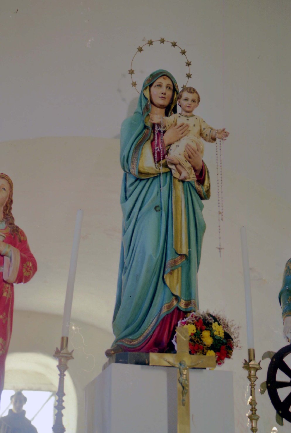 Madonna di monserrato, madonna con bambino (statua)