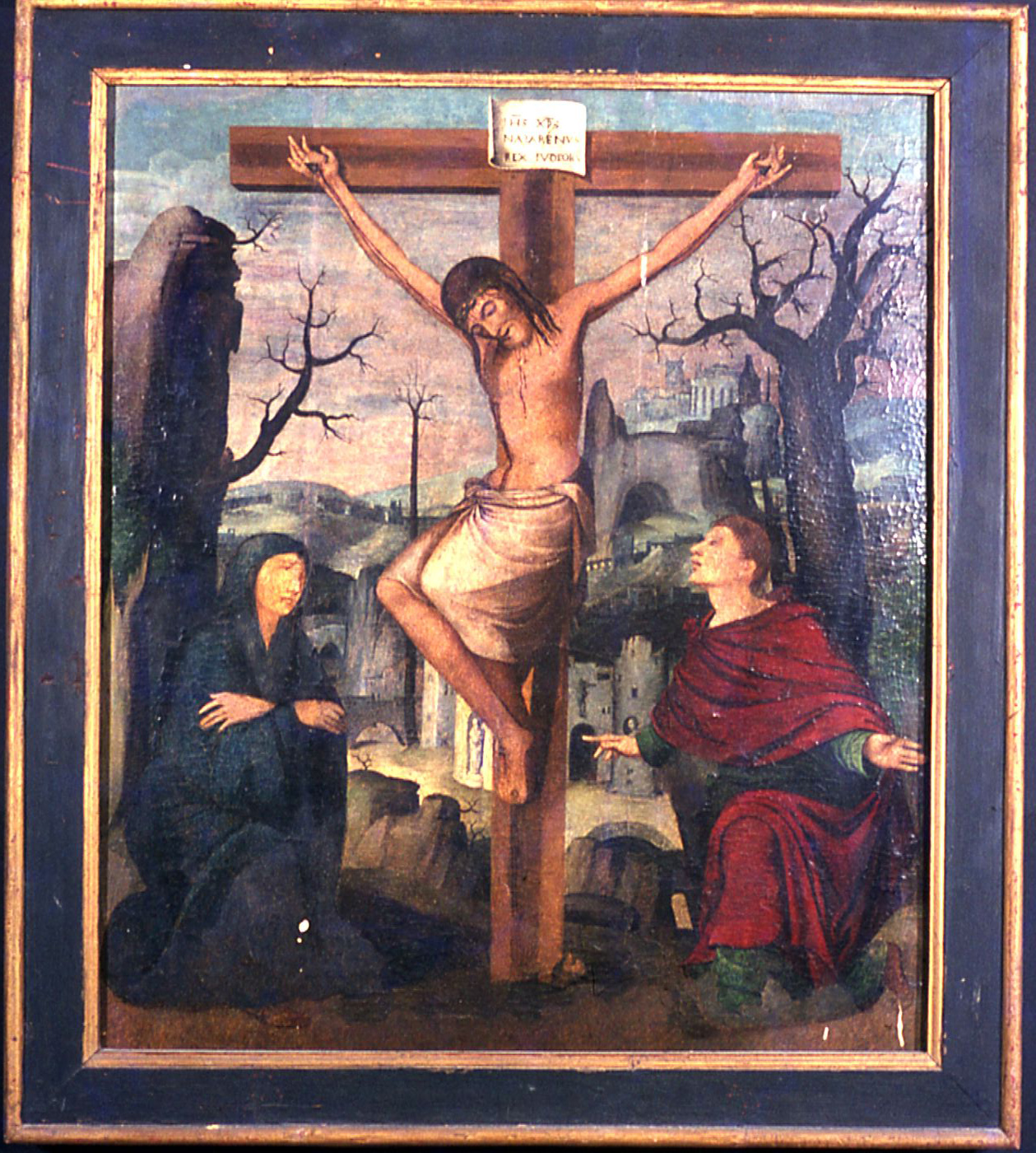 Cristo crocifisso tra la madonna e san giovanni evangelista (dipinto)