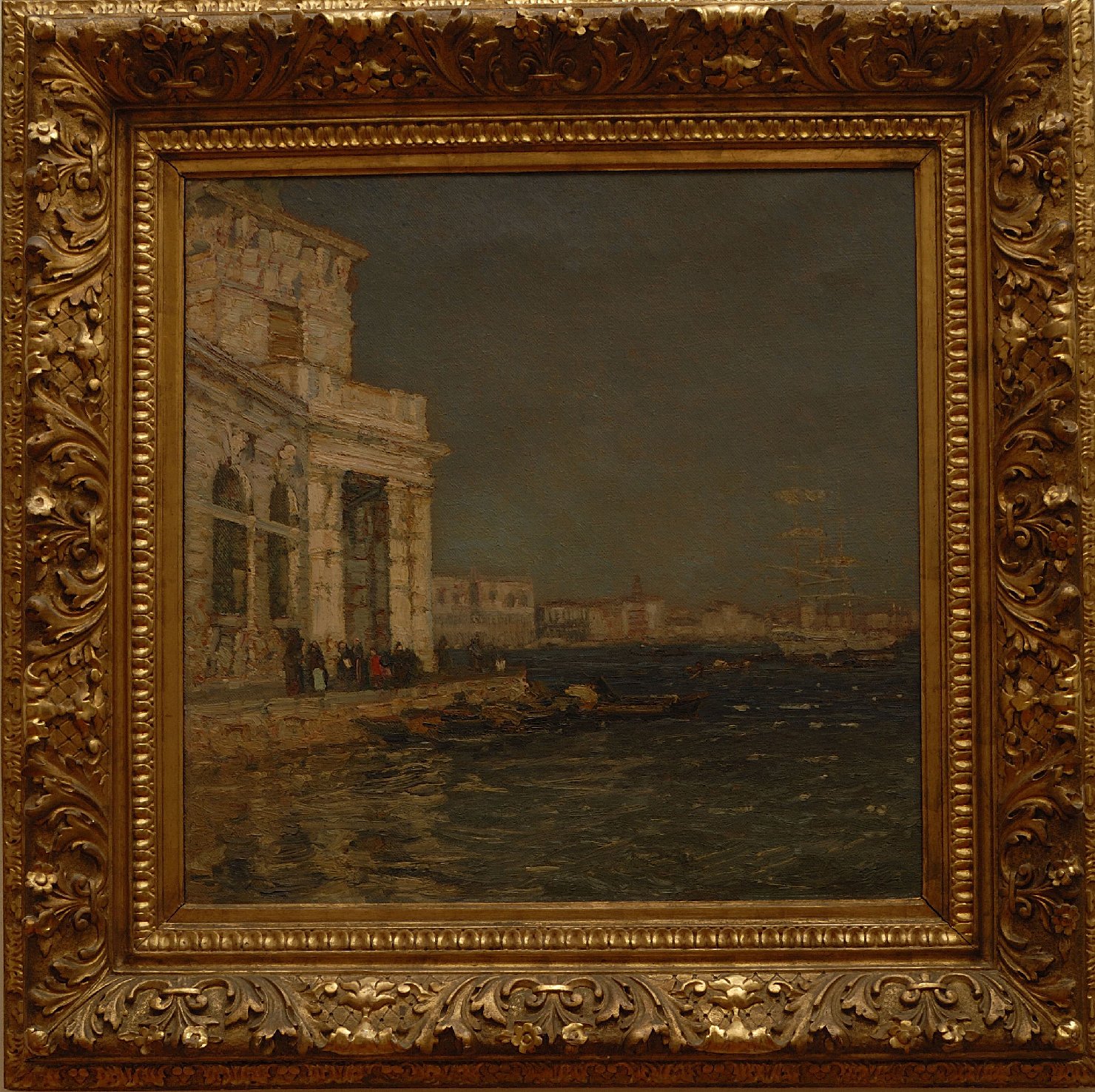 Marzo a venezia, veduta di venezia (dipinto)
