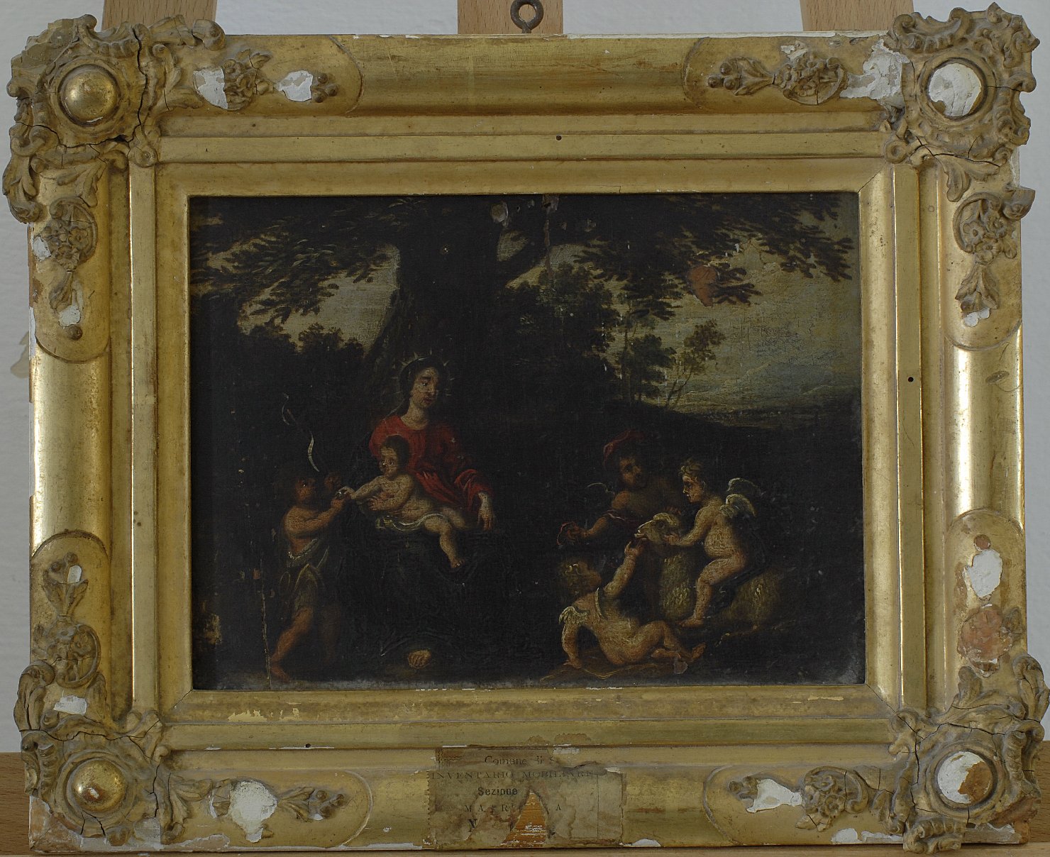 La vergine col bambino, san giovanni e angeli, madonna con bambino e san giovannino (dipinto)