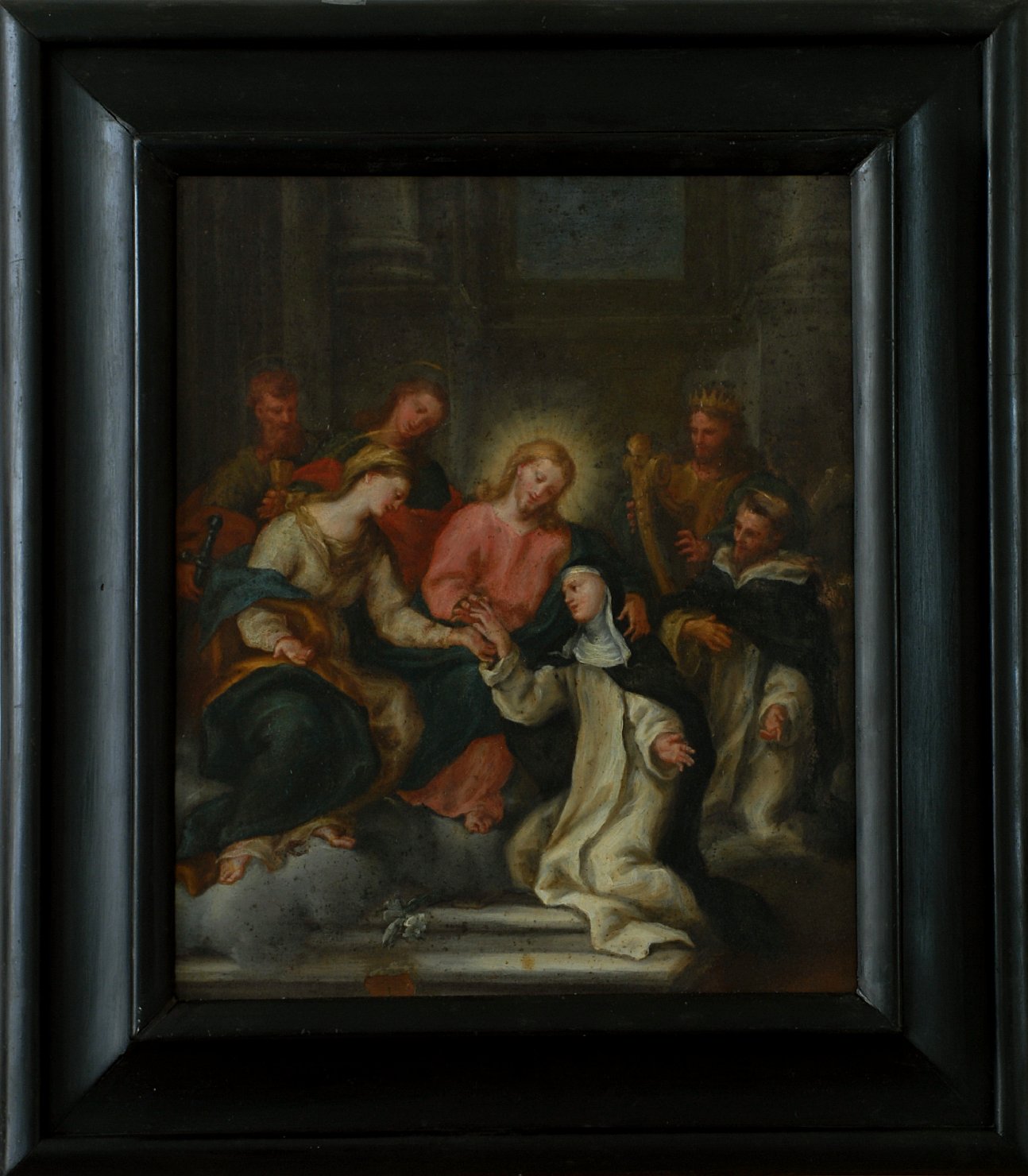 Sposalizio di santa caterina da siena, matrimonio mistico di santa caterina da siena (dipinto)