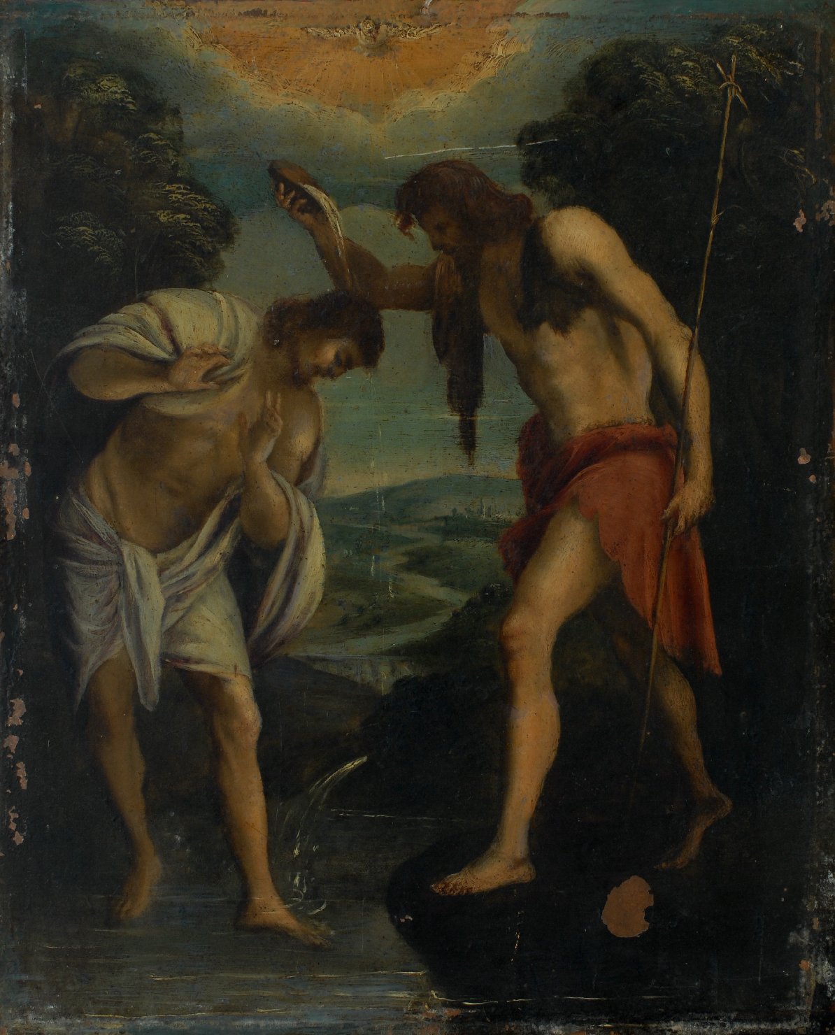 Battesimo di gesù, battesimo di cristo (dipinto)