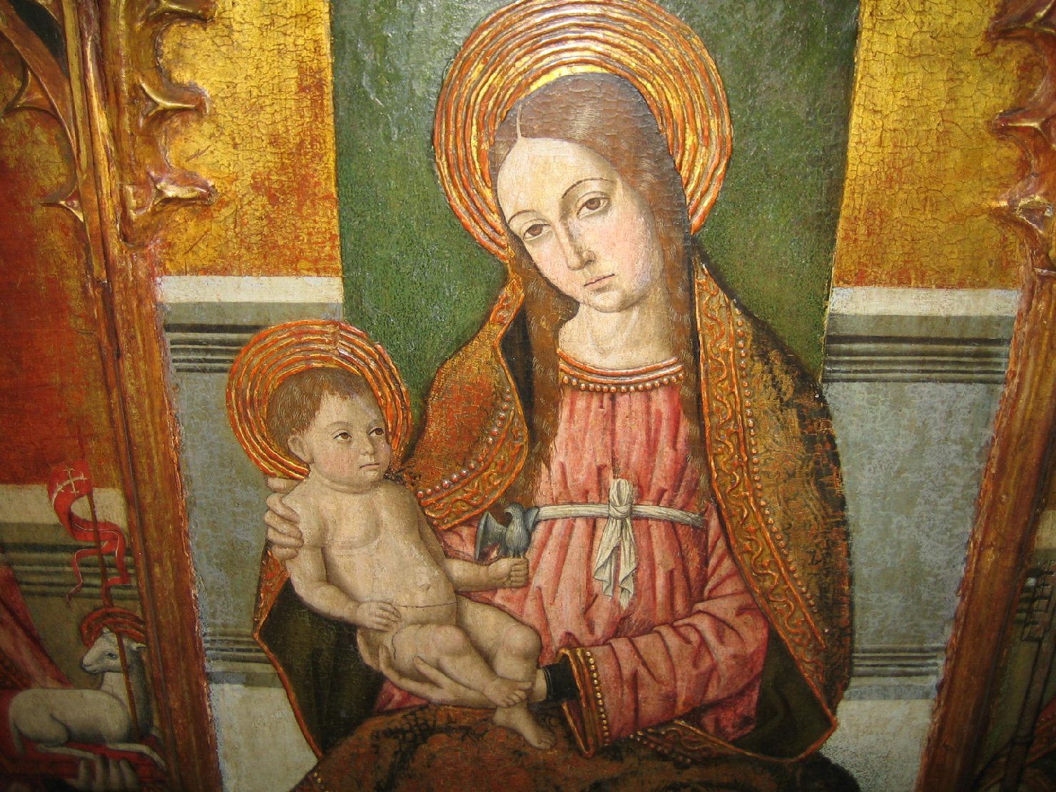 Retablo minore di saccargia, trinità e madonna con bambino (retablo, insieme)
