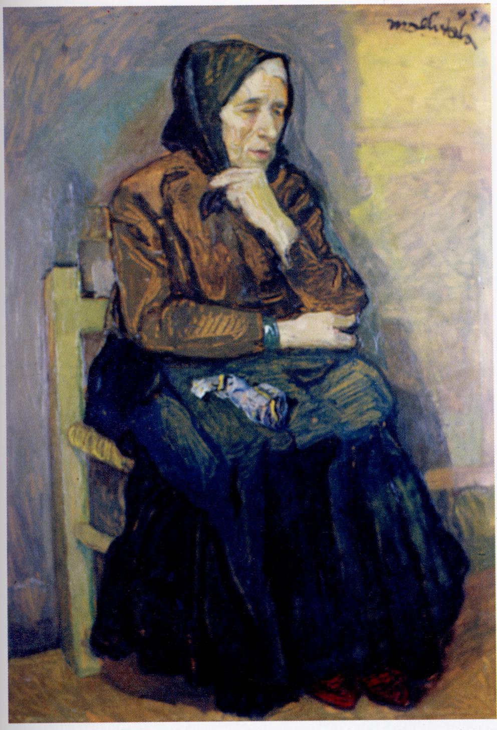 Ritratto di mia madre, ritratto di donna (dipinto)