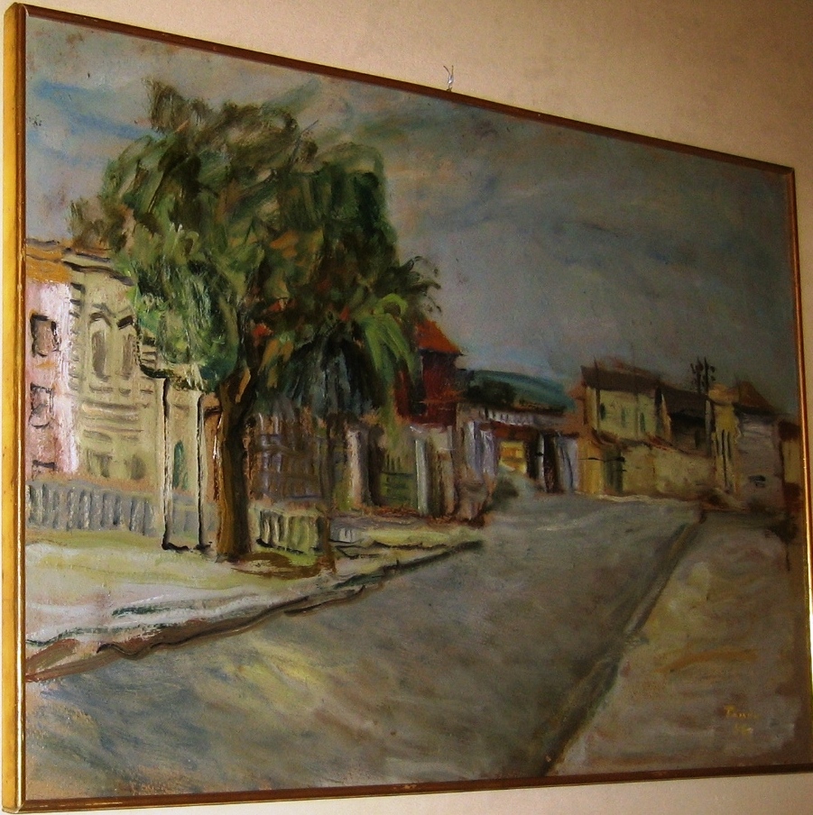 Sassari, il cavalcavia, paesaggio urbano (dipinto)