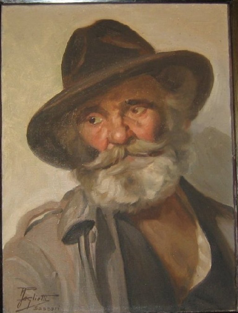 Vecchio lavoratore, ritratto d'uomo (dipinto)