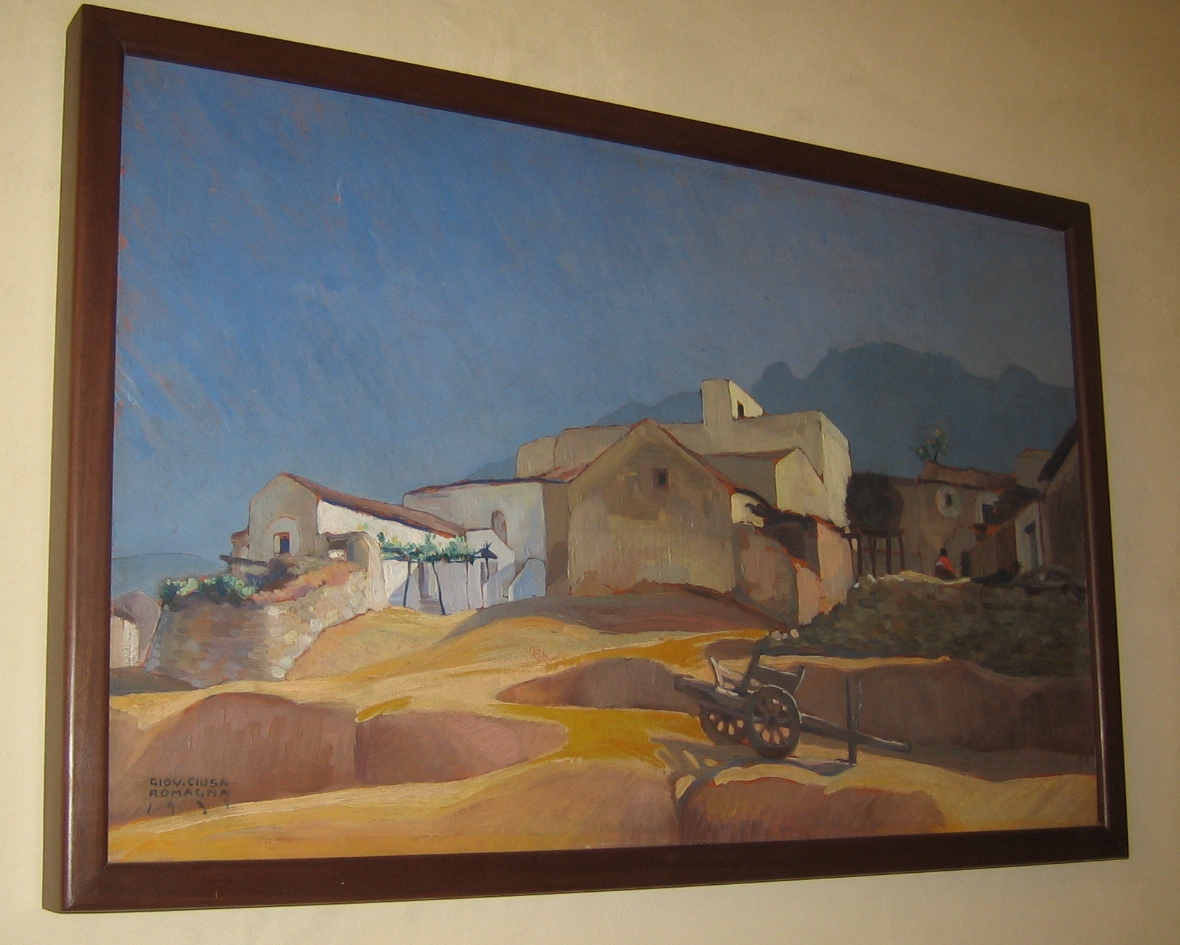 Paesaggio di oliena, paesaggio (dipinto)