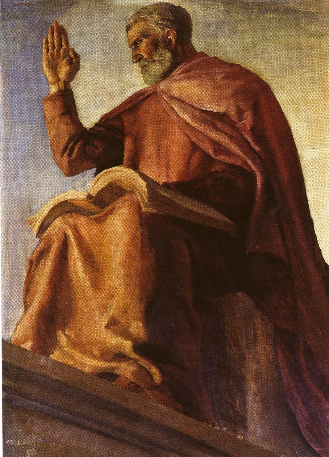 Il maestro, figura maschile di anziano (dipinto)