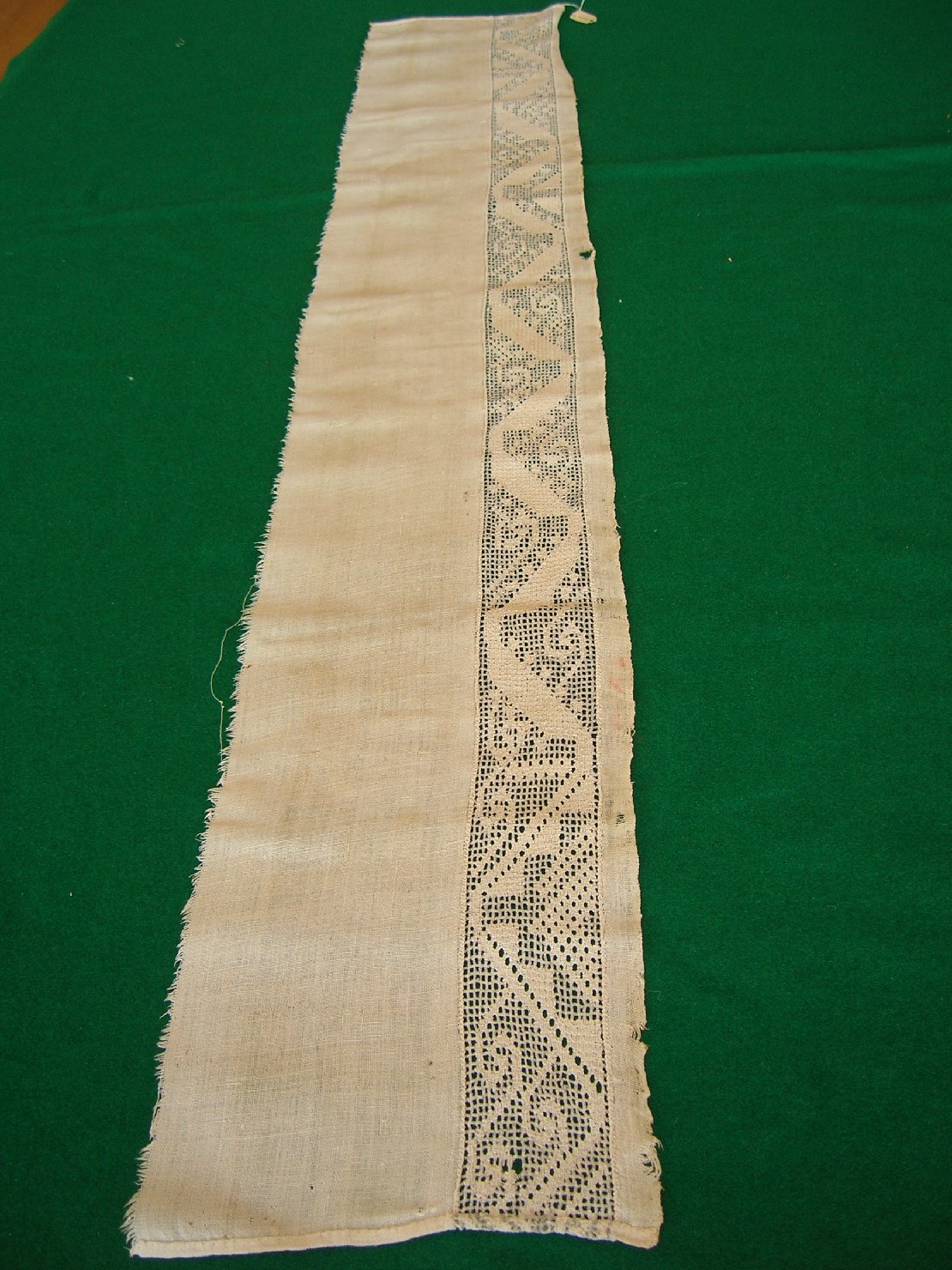 Tela sfilata, accessori tessili